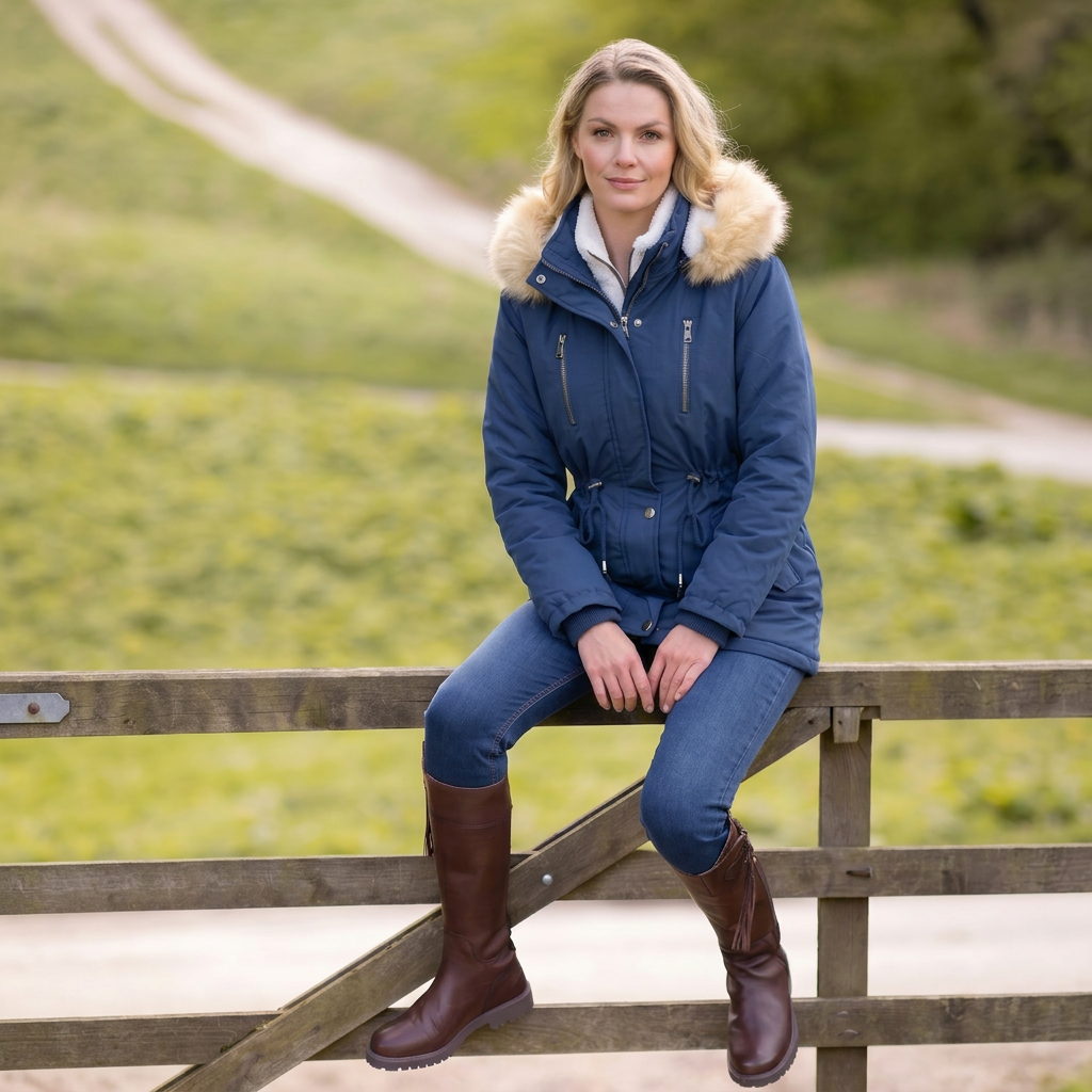 Jaqueta Feminina Parka Filó de Inverno Lemartine